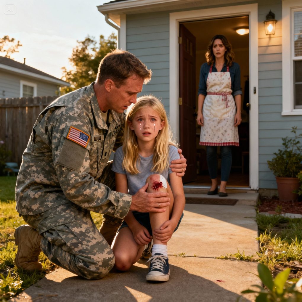 A father returned from the army and discovered that his own daughter had been forced to work until she bled by her stepmother — and the ending was shocking…