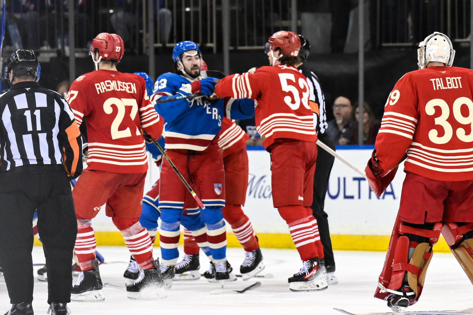 Rangers Lose To Red Wings In Mike Sullivan's Absence Despite Heroic Performance From Jonathan Quick