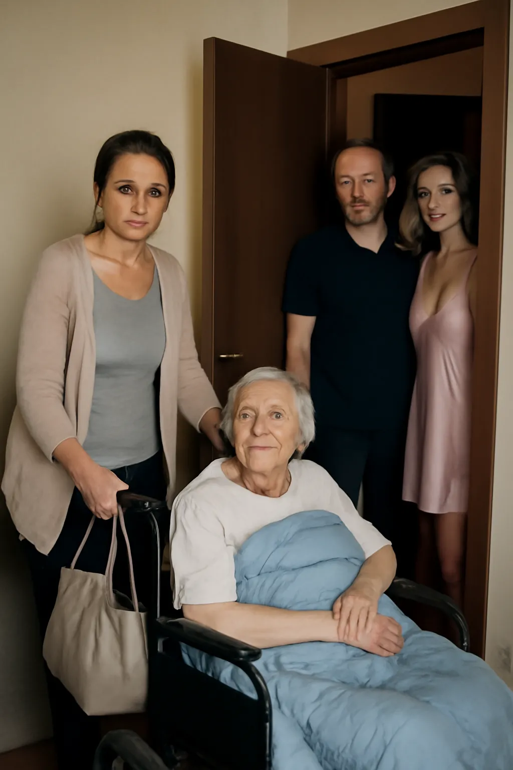 Ele me trocou pela amante — então levei a sogra acamada até a casa deles. O que eu disse antes de sair os deixou pálidos