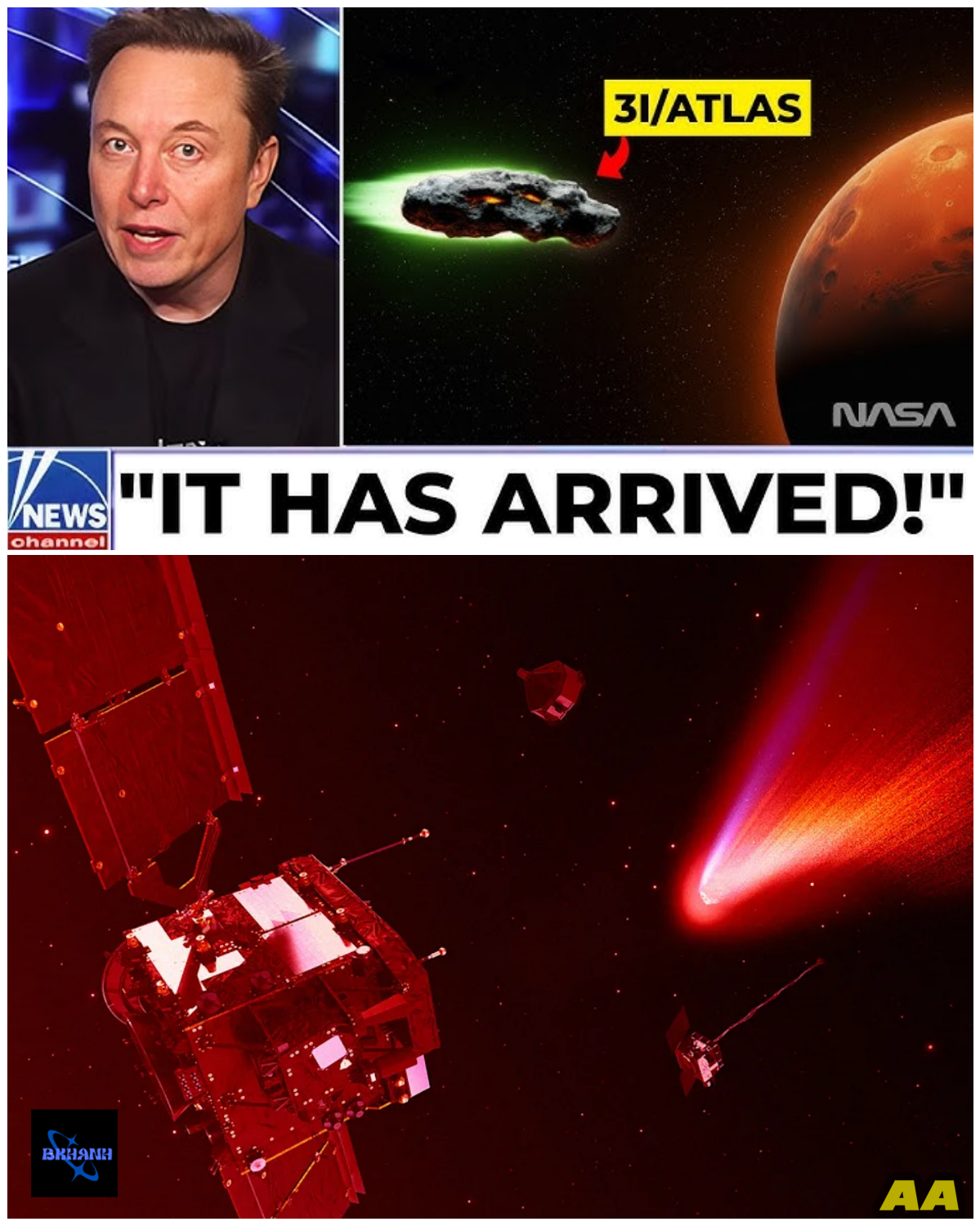  Elon Musk Issues Terrifying Alert: “ALIEN SHIP 3I/ATLAS Is Approaching Earth — Scientists FEAR Humanity’s End Is Near!”  - News