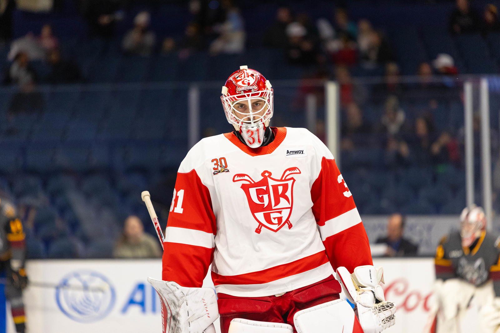 Griffins Sign Standout College Goaltender Following Injuries to Cossa, Postava