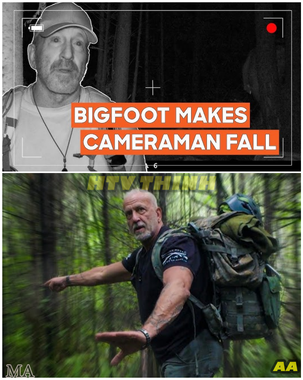  Terrifying Night Encounter: Russell Tracks Bigfoot Into the Darkness — What He Saw in the Trees Will Haunt You Forever!  - News