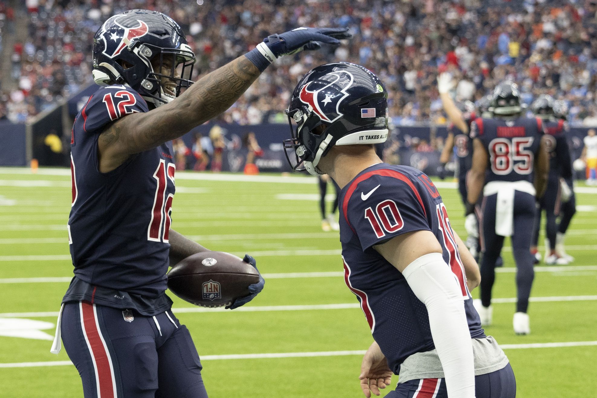 The Texans remain in the playoff hunt, but their offensive identity may hinge on how effectively Mills and Collins can connect