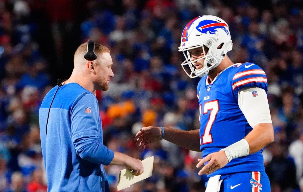 "Bills' Joe Brady Offers Powerful Insight into His Relationship with Josh Allen Amid Offensive Struggles"