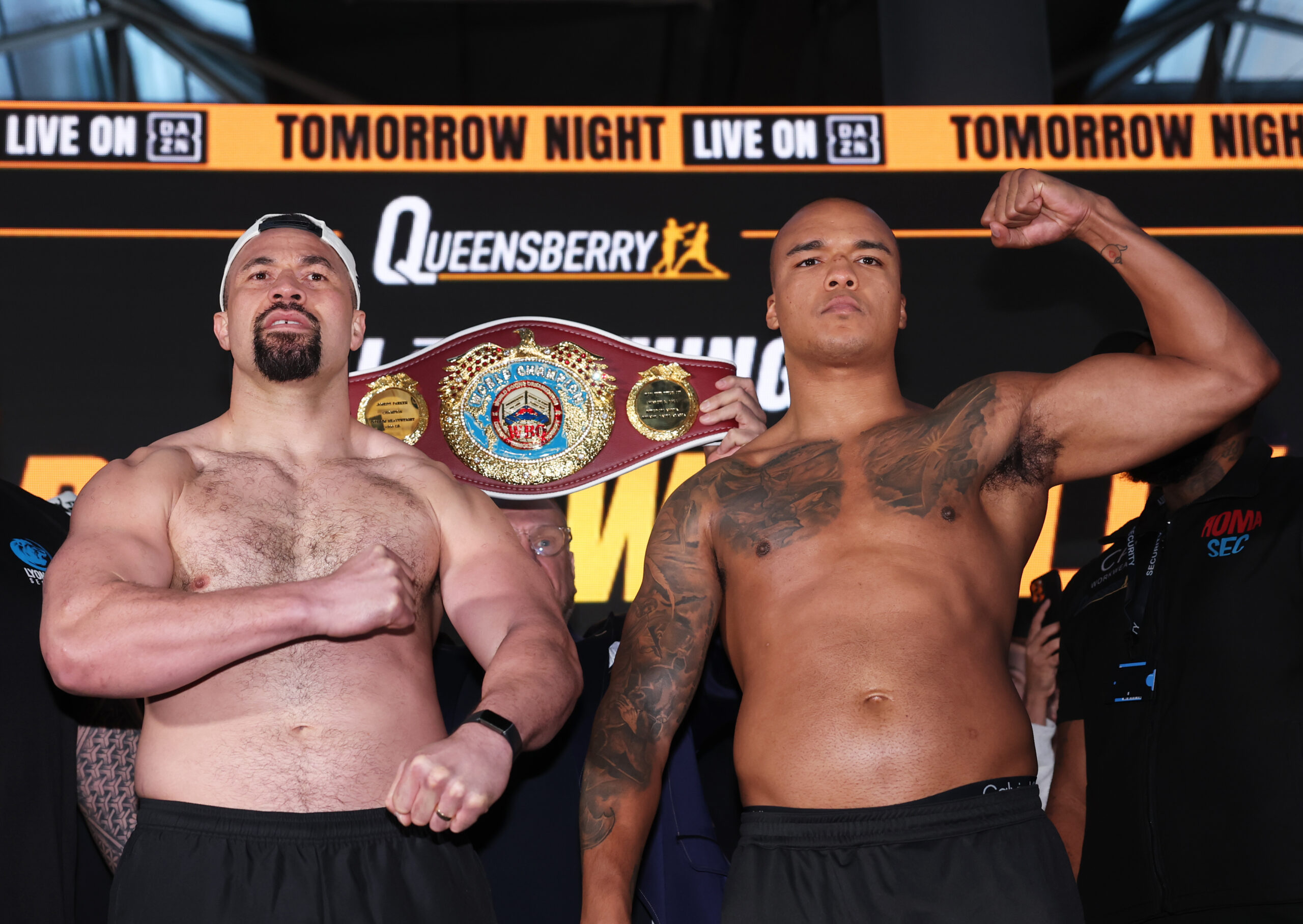  Joseph Parker Stuns at Weigh-In — Comes in 20lbs Heavier Than Fabio Wardley Ahead of O2 Showdown 
