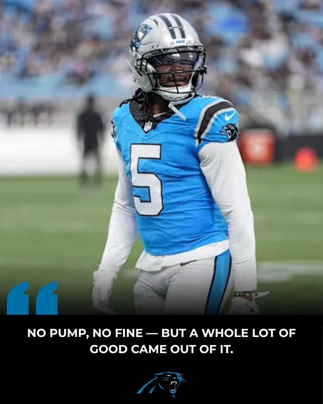 Panthers Star Rico Dowdle Turns NFL Fine Into $40K Viral Triumph — And Swears Off His Famous Celebration: “No Pump, No Fine!”