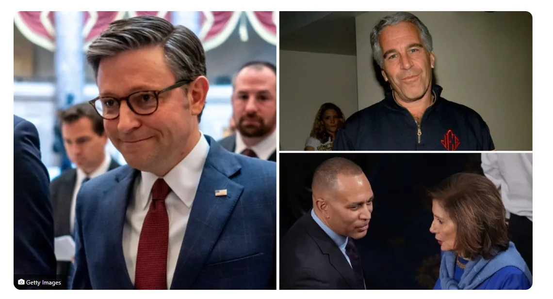 Johnson Slams Democrats’ Epstein Push As Risky, Political