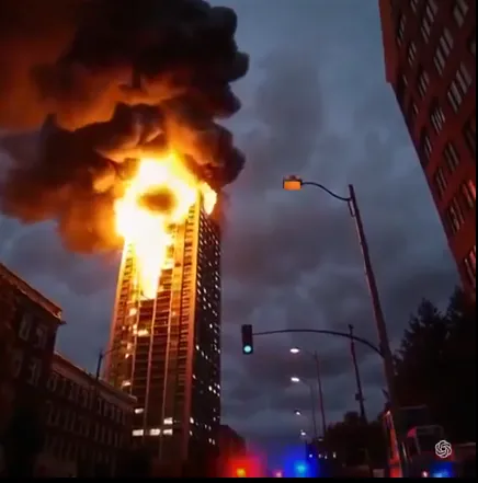 BREAKING NEWS Just hours ago, a tremendous fire broke out