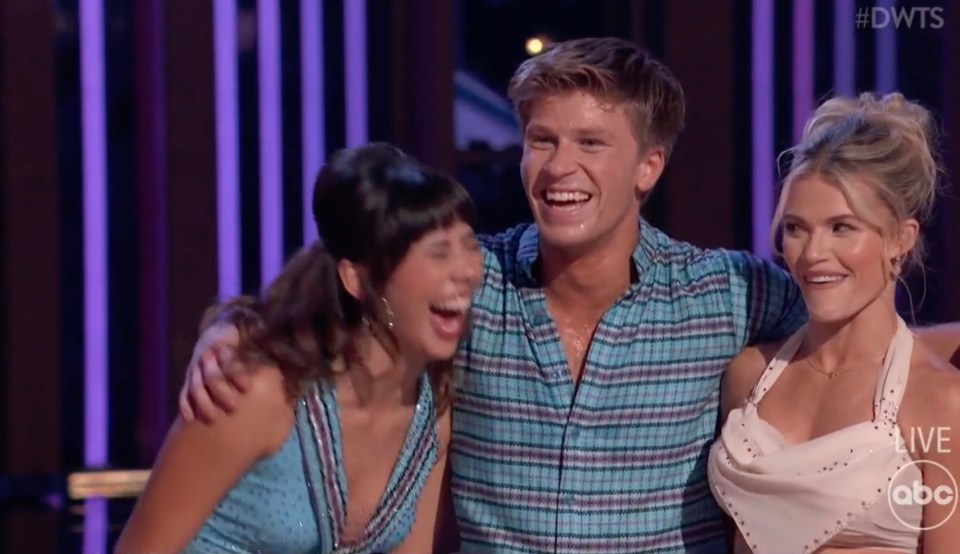 Moment DWTS fans think Witney Carson leaks ‘secret romance’ between Robert Irwin and Xochitl Gomez