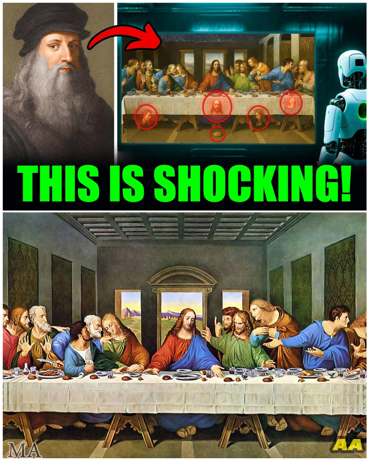  “The Secret Buried in The Last Supper: Dying Historian’s Stunning Admission After AI Uncovers Da Vinci’s Hidden Message — And Why the Vatican Is Reportedly Uneasy ️‍♂️️” - News