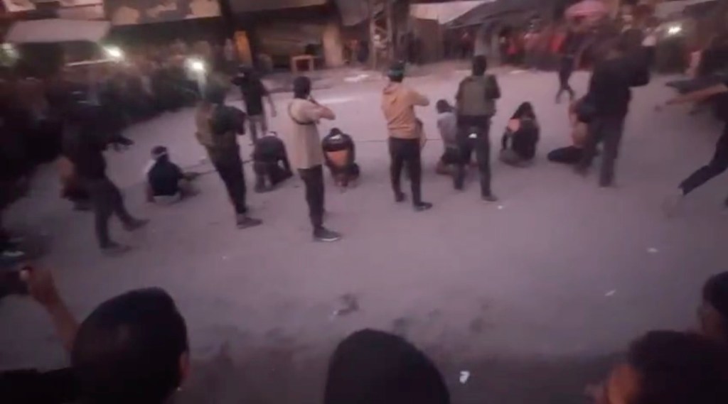 Hamas carries out public executions — just hours after signing peace treaty with Israel