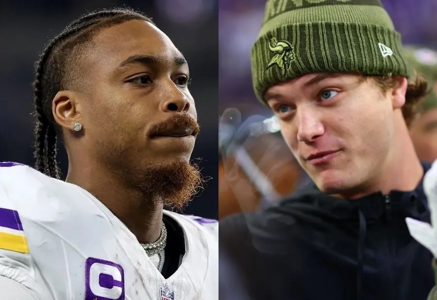 Justin Jefferson defends J.J. McCarthy despite outside criticism